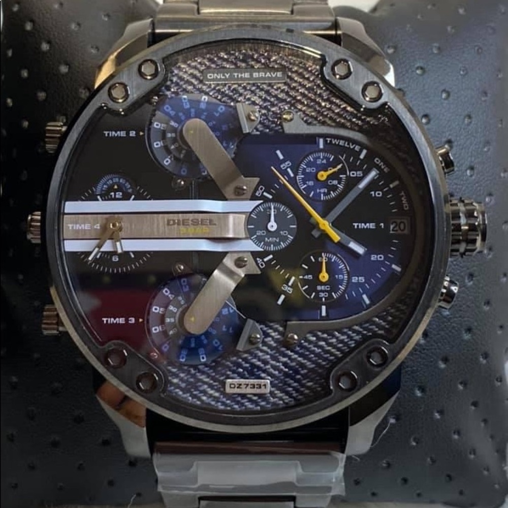DZ7331 - Diesel Men’s Mr. Daddy 2.0 Gunmetal Tone Watch